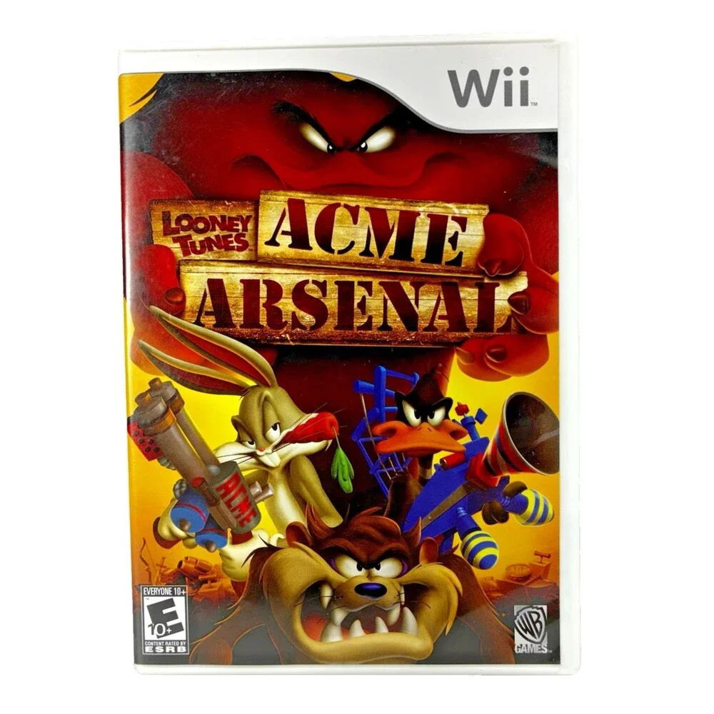Looney Tunes: Acme Arsenal Nintendo Wii 2007 WB Games Complete w/ Manual Tested